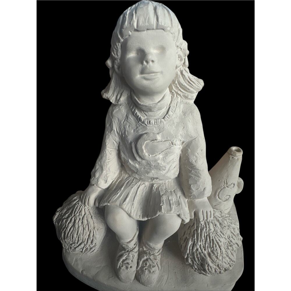 Vintage Austin Sculpture Lil‎ Cheerleader Dee Crowley Bright Eyes Ceramic 90s